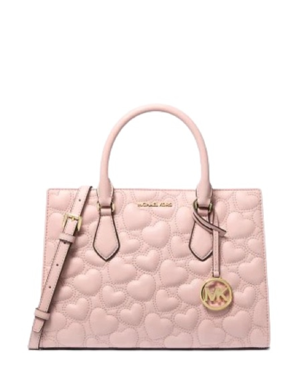 Michael Michael Kors SHEILA MEDIUM HEART EMBROIDERED SATCHEL